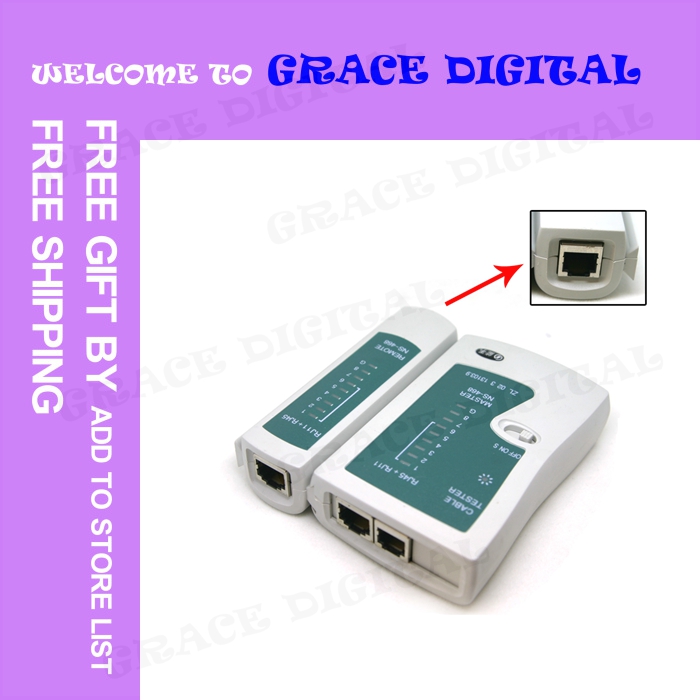 Welcoming 1PC FREE SHIPPING Network Cable Tester C...