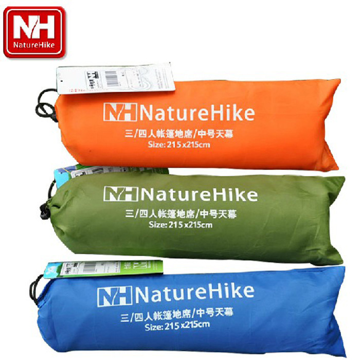 Naturehike-NH 3-4 people tent ground cloth mats thick 300D Oxford cloth mats/215*215cm bottom camping mat