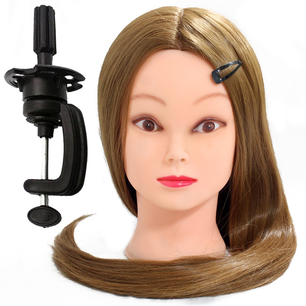 Professional 24 inch Long Hair Human Hair Hairdressing Equipment Styling Mannequin Training Head Tools Student Practice ... - Professional-24-inch-Long-Hair-Human-Hair-Hairdressing-Equipment-Styling-Mannequin-Training-Head-Tools-Student-Practice