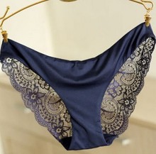 Sexy Lace Seamless Underwear Women Ultra Thin Lady Plus Size Briefs Panties Lady Fashion