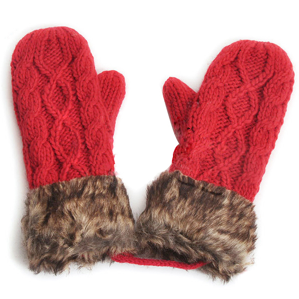 ladies fleece mittens