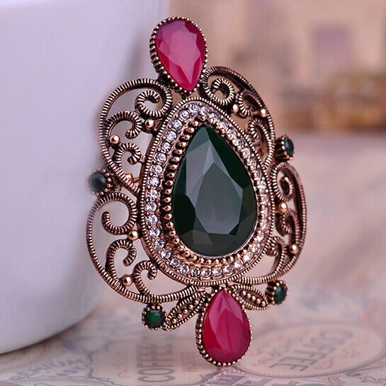 New Vintage turque broche Pins Collares fleur Broches Bijuteriras mode femmes Hijab turc accessoires marque chapeaux