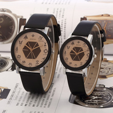 relogio Korean Lovers’ Quartz Watch Women’s Famous Brand Watches Men Men’s Watch EXO Relogio Masculino Free Shipping