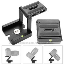 New Aluminum Portable Folding Camera Tripod Head Slider Z Desktop Stand Holder Flex Pan Tilt Ball Head for Canon Nikon Sony DSLR