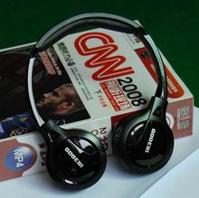 Freee shipping Infrared Stereo Wireless Headphones Headset IR in Car roof dvd or headrest dvd Player two channels