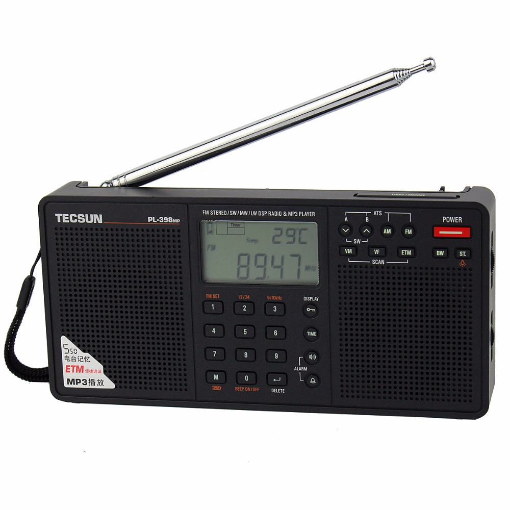 Tecsun PL-398MP DSP FM Radio & MP3 Player FM Stereo/MW/SW/LW Receiver Dual Speaker FM Radio Y4132A Tecsun PL-398MP DSP FM Radio & MP3 Player FM Stereo/MW/SW/LW Receiver Dual Speaker FM Radio Y4132A