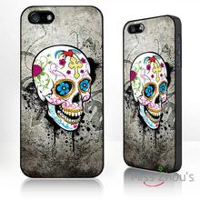 For iphone 4/4s 5/5s 5c SE 6/6s plus ipod touch 4/5/6 back skins mobile cellphone cases cover Mexican sugar skull