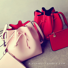 Louis hot spring and summer handbags trend in Europe and America star with big bucket bag shoulder bag diagonal package 3 colors