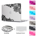 Batianda Floral Lace Air 11 12 13 Pro 13 15 2016 Frosted Matte Hard Case Cover