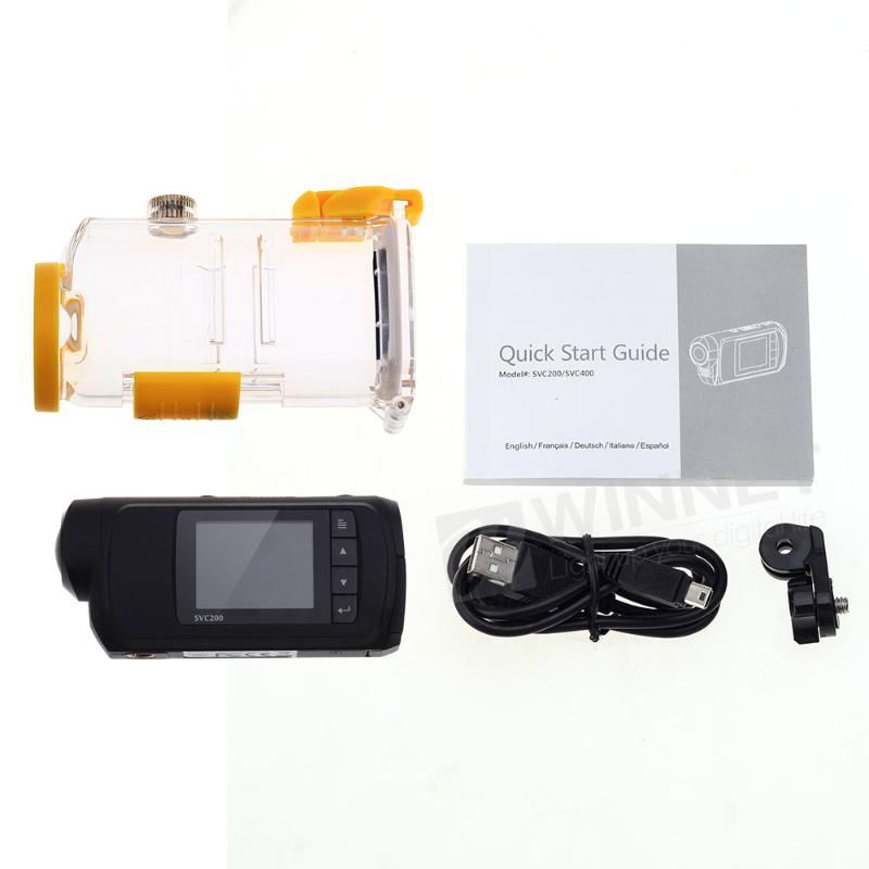 TCL SVC200 1.5 LCD Action Sports Camera DV Camcorder