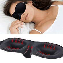1PC Black Sleeping Eye Mask Blindfold with Earplugs Shade Travel Sleep Aid Cover 5W2F 7GUZ 8TM7