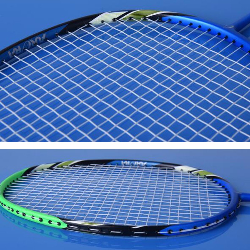 2016 A Pair of Carbon Training Badminton Rackets with Free Racket Bag Adult Child Training Ul (14)