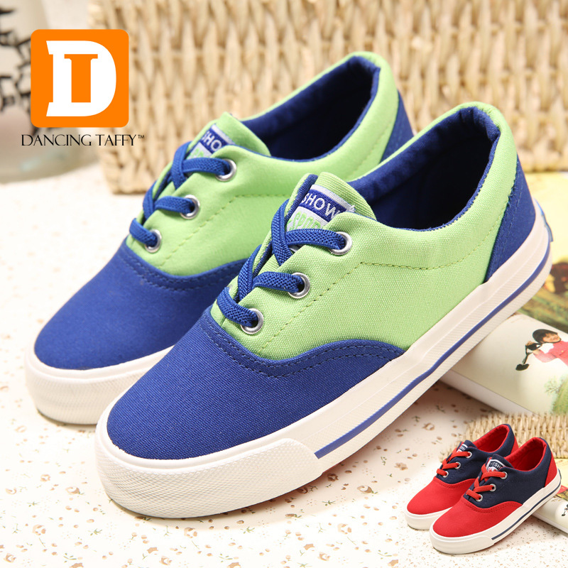 New 2015 Fashion Low Children Shoes Autumn Patchwo...