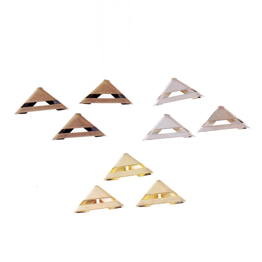 Description Picture 2 of itemFree Shipping 50PCs Book Corner Scrapbooking Albums Menus Folders Protectors 23x17mm F1194