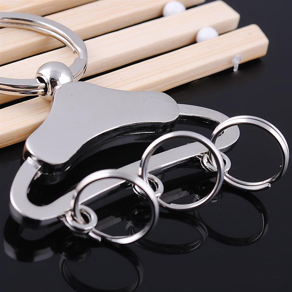 Novelty Item Hanger Keychain for Keys Key Finder Key Chain in 3 Rings