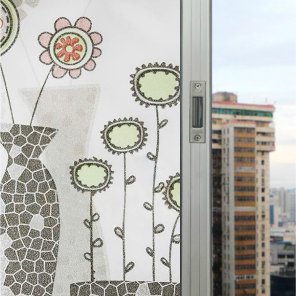 Window Glass Film Paper Self Adhesive Paper PVC Vase Pattern Window Glass Film Paper Self Adhesive Paper PVC Vase Pattern