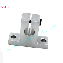4pcs lot 3D printer parts SK16 16mm linear rail Bearings Shaft Guide Support XYZ Table CNC