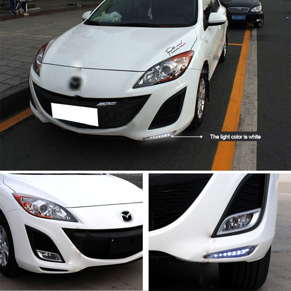 Car Drl Kit For Mazda 3 2010 2011 2012 2013 Led Daytime
