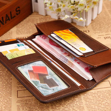 good quanlity long standard designer wallet men PU material brand wallets men interiorslot pocket purse card