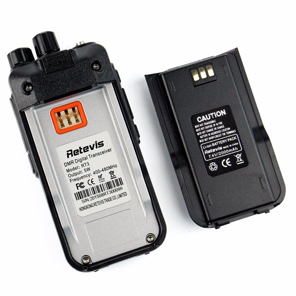 New Retevis DMR Walkie Talkie RT3 UHF 400-480MHz (3)