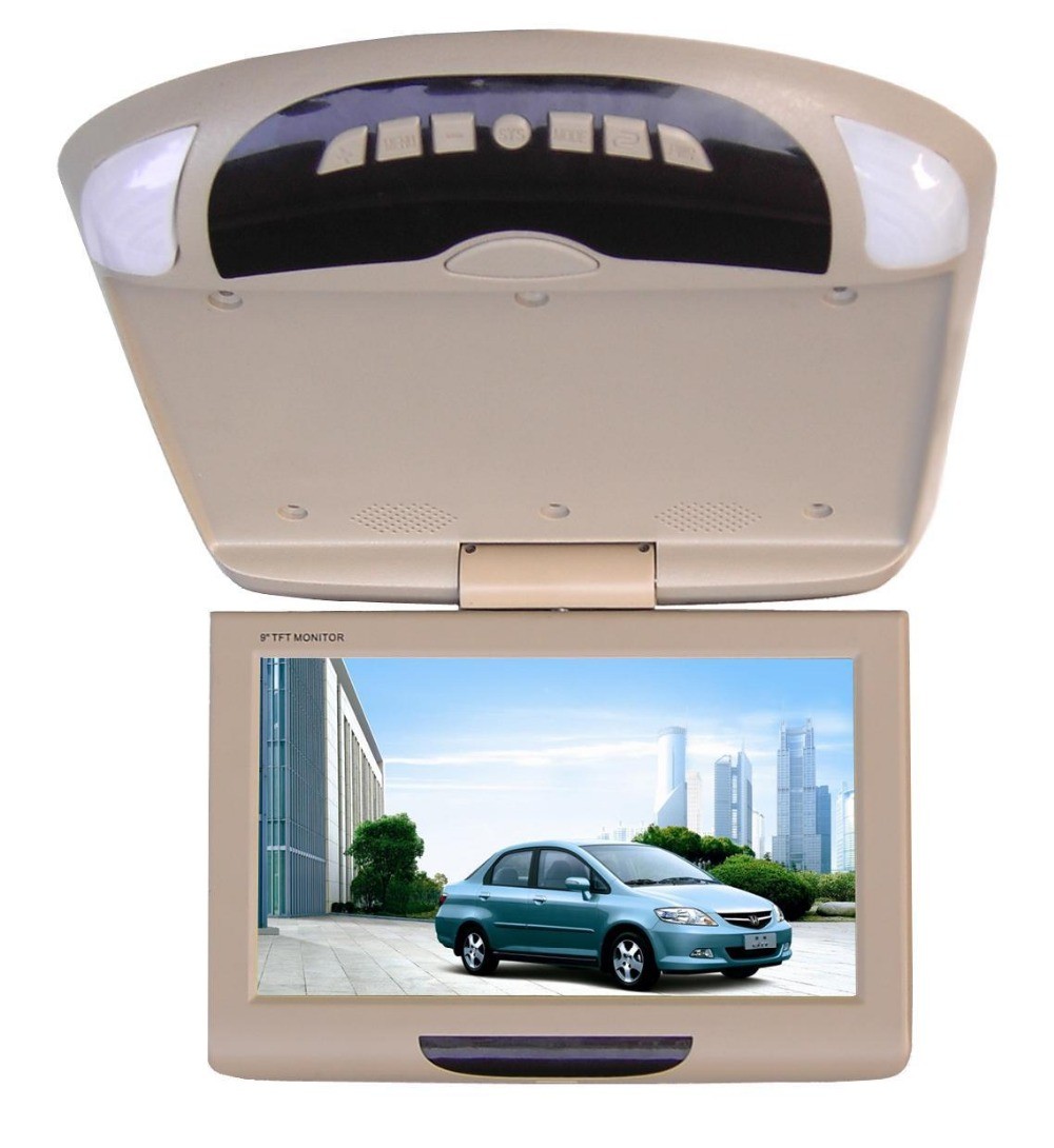 9-inch-TFT-LCD-Digit-Panel-car-ceiling-LCD-display-Business-car-bus-general-car-styling