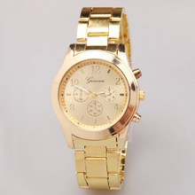 W45 LZ Jewelry Hut 2016 New Fashion Top Quality Stainless Steel Geneva Women Watches Quartz Watch Men’s watch Relogio Feminino