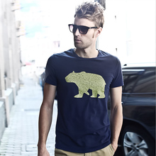Viishow Brand Clothing T-Shirt Men Summer Cotton Men T Shirt Animal Print Short-Sleeved Tee Shirts Camisa Masculina Oversize 5XL