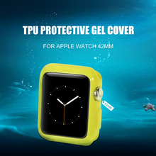Aliexpress New TPU Thin and Slim Dustproof Anti-Shock Protective Clear Gel Cover Case for Apple Watch Smart Watch 42mm