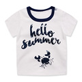 Children s Kids Girls boys t shirt Baby Clothing Little boy Summer shirt Tees Designer Cotton