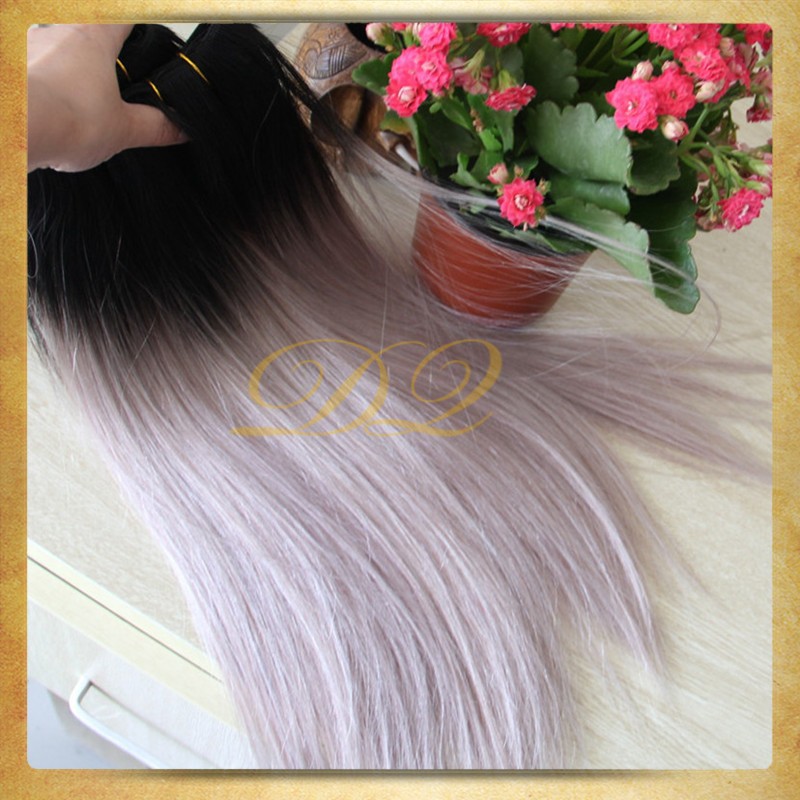 Silver grey hair extension (8)