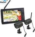 7 Digital wireless 2 4GHz video camera system long range transmit with high resolution Outdoor Surveillance