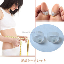 4 Pairs Slimming Silicone Foot Massage Magnetic Toe Ring Fat Weight Loss Health