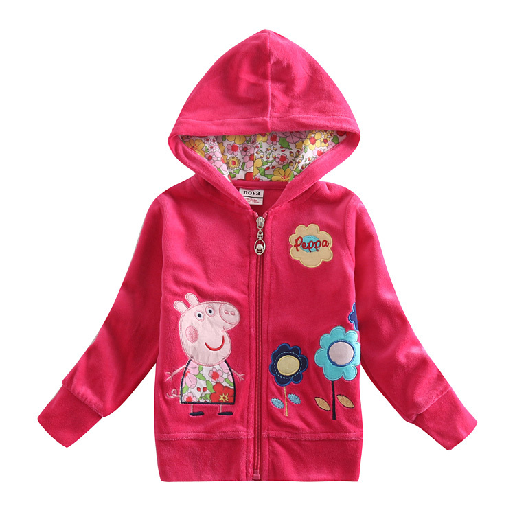 retail fashion kids girls jackets for girls hooded coat winter children's jacket outerwear children clothing nova
