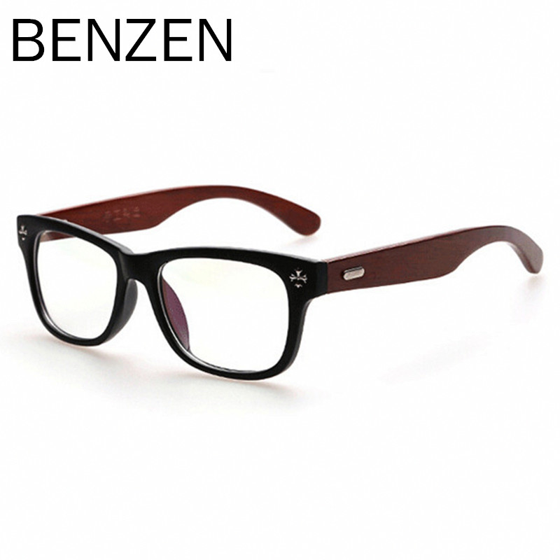 BENZEN Glasses Frame Retro Handmade Wood Women Men Reading ...