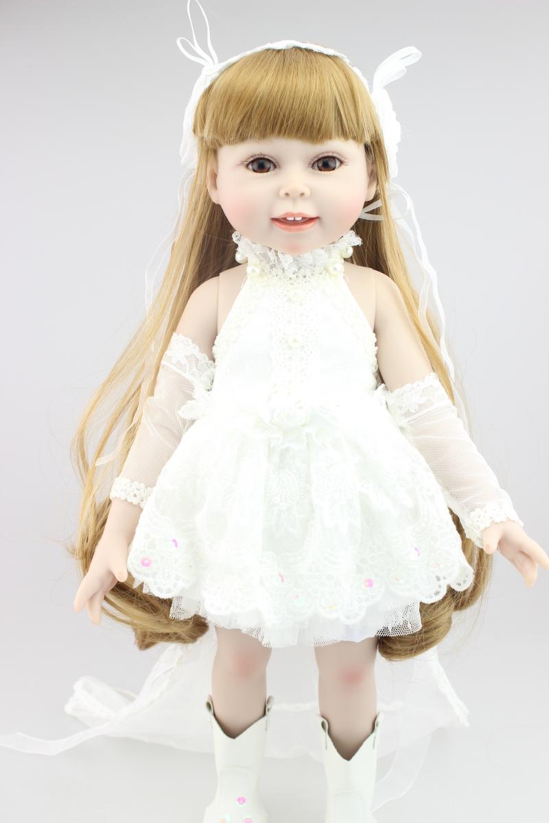 Фотография Vinyl Baby Home Doll Newborn Baby Doll lifelike Baby Doll American Girls Doll Girls