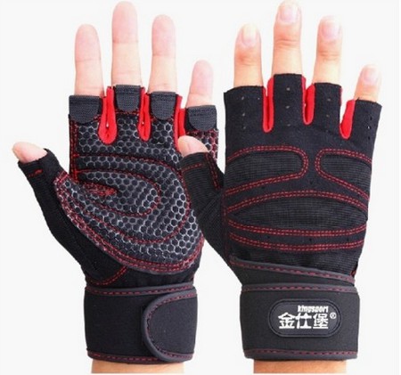 New Fitness Exercise Training Gym Gloves Multifunction For Men And Women Sweat Absorption Friction Resistance Half