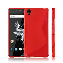 100pcs/lot.Anti-skid S Line TPU Gel Skin Case Cover For oneplus x,free shipping by DHL