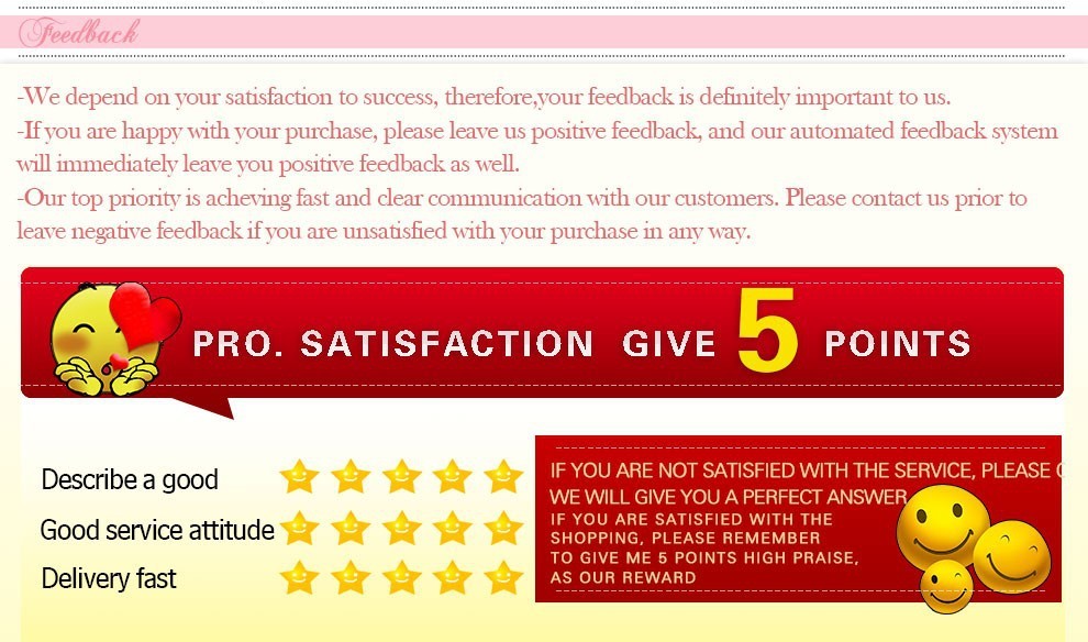 5 feedback