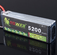 Lion Power 3S Lipo Battery 11.1V 5200MAH 30C MAX 35C AKKU LiPo RC Battery For Rc Helicopter Car Boat 3S free shipping