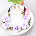 Fashion Stylish Hot Sale Peony Flower Garland Floral Bridal Headband Hairband Wedding Prom Hair Bands Hair