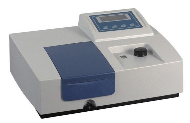 UV VIS Spectrophotometer Lab Equipment 325 1000nm 4nm Ultraviolet ...