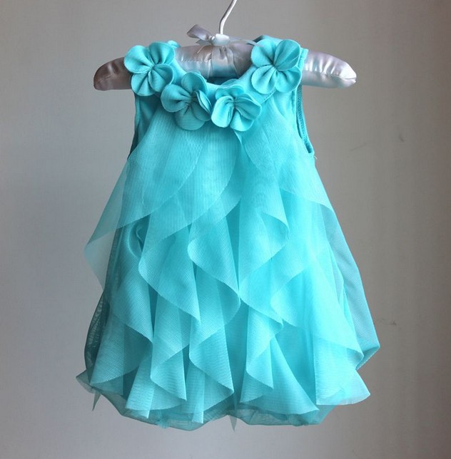 0 24M Baby Clothing 2015 Summer New Infant Romper Dress Full Month Year Toddler Girls Birthday 
