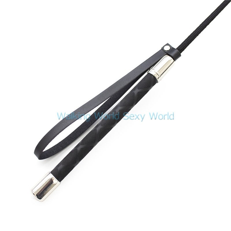 AF010800 Adult Game Sexy Whip Leather Whip Spanking Sex Bull Horse Whip Braided Leather Flogger Flirt Adult Products Sex Toys For Couple (3)