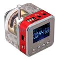 Digital fm radio Mini Music Speaker portable radio Micro SD TF USB Disk mp3 LCD Display