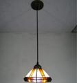 8 corridor Simple Art Pendant Lights pyramid pattern Handmade Multicolored Glass Tiffany LAMP Corridor ceiling