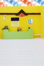 The new children’s photography background Studio mini wedding theme photo background paper 2815