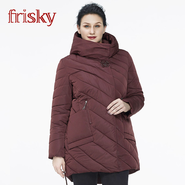2016 Frisky Women's Winter Coat Jackets Plus Size Jackets Down Jacket Woman Big Size Fashion Long Parkas Down Coat 6XL FR8006