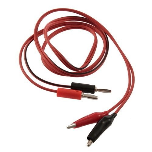 2//5 Pair 1M Long Alligator Clip to Banana Plug Test Cable for Multimeter HI