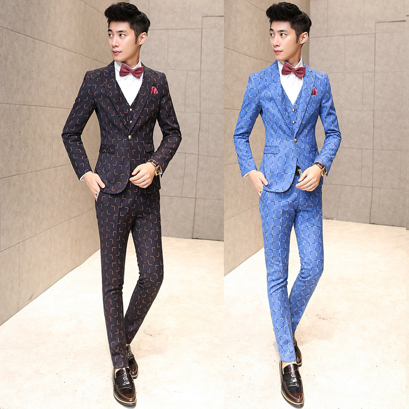 Popular Mens Plaid Suits-Buy Cheap Mens Plaid Suits Lots From China ...