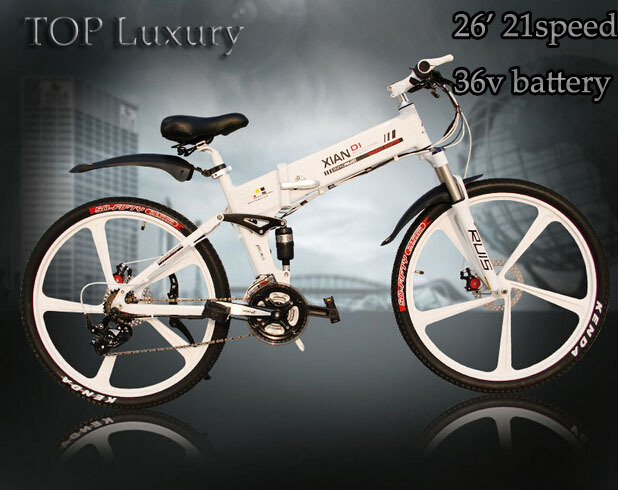 Specialized Electric Bicycle mountain folding bike bycicle Hidden lithium battery scooter folded motor driven electrocar 26